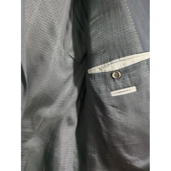 Hugo Boss Mens Pasini 2 Movie 2 Button Blazer Black Double‎ Vented Size 42R - Picture 5 of 13